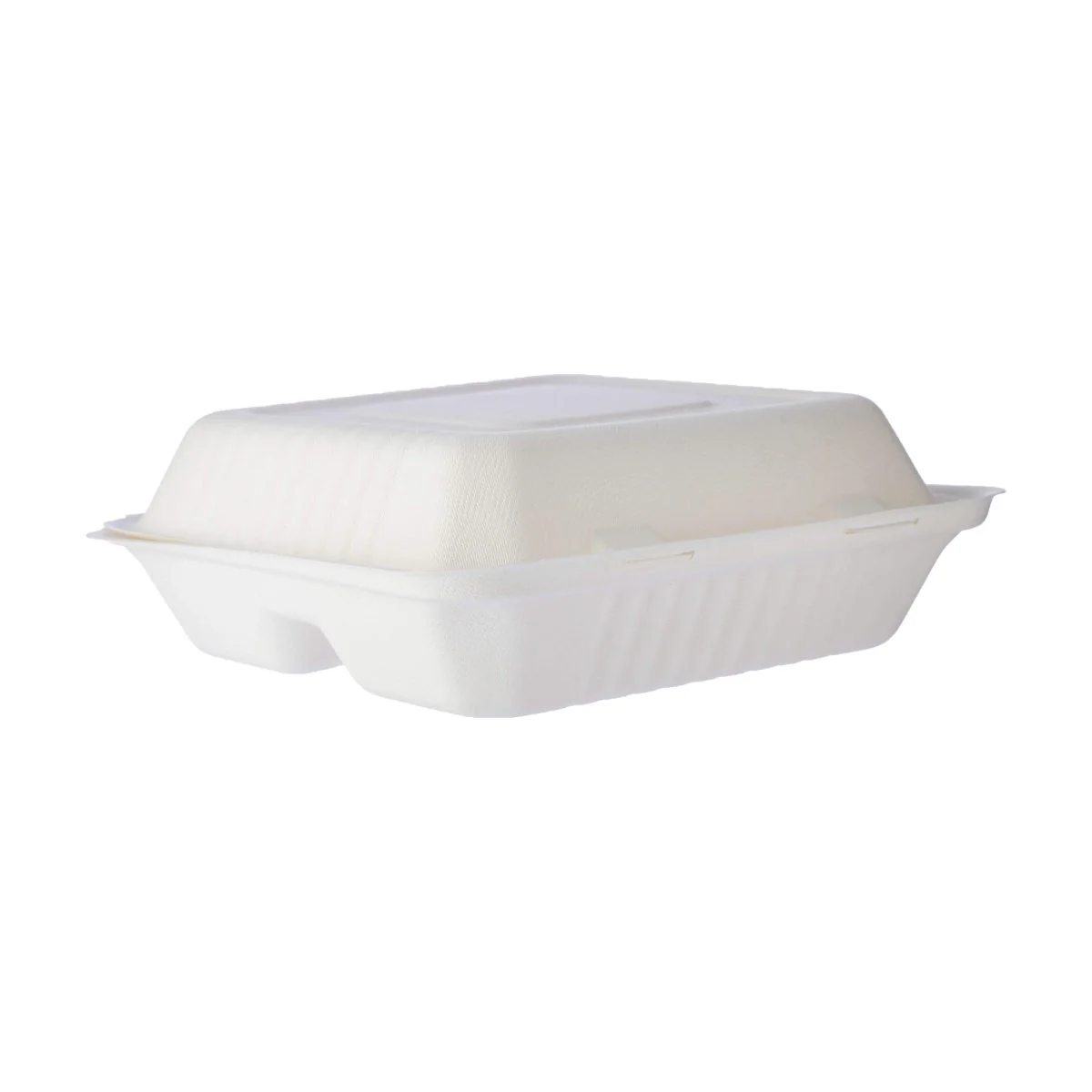200 Pieces Bio Degradable Lunch Box In 3 Compartment - Image 3
