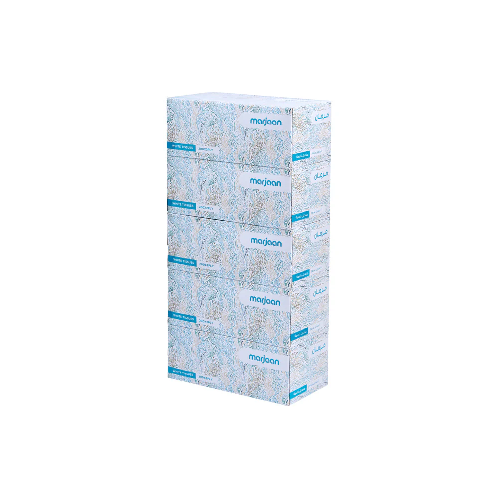 30 Boxes Marjaan Facial Tissue 200 Sheets x 2 Ply - Image 6