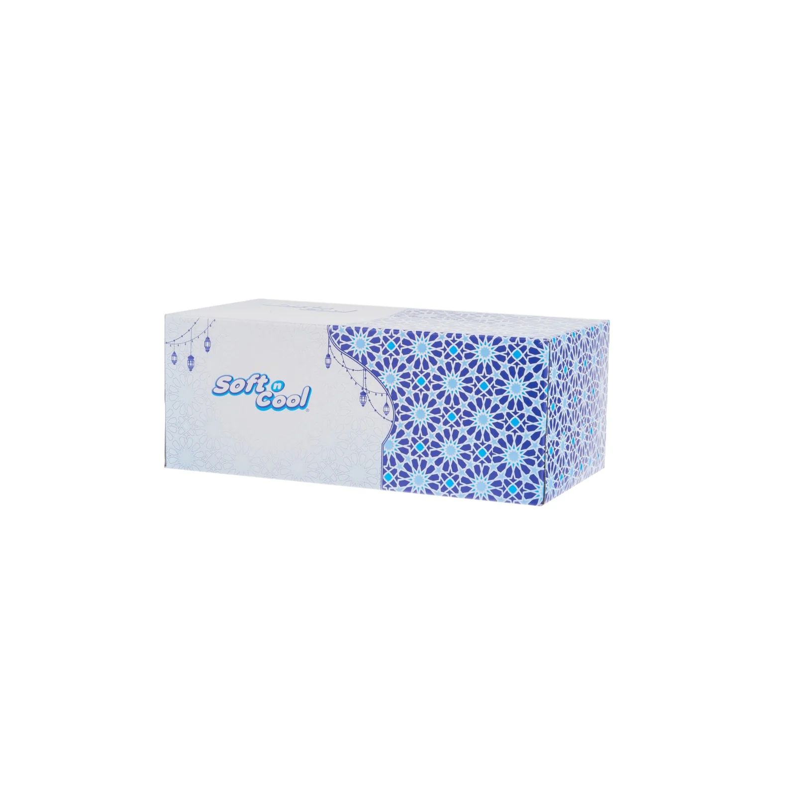 30 Boxes Soft n Cool Arabic Theme Facial Tissues - 200 Sheets x 2 Ply - Image 6