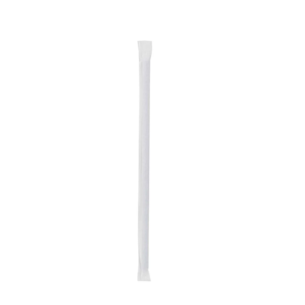 8mm Black Straight Straw Wrapped 250 Pieces x 40 Packet - Image 2