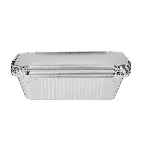 Aluminium Containers with Lid 8389 ( 890 CC ) 10 Pieces - Image 5
