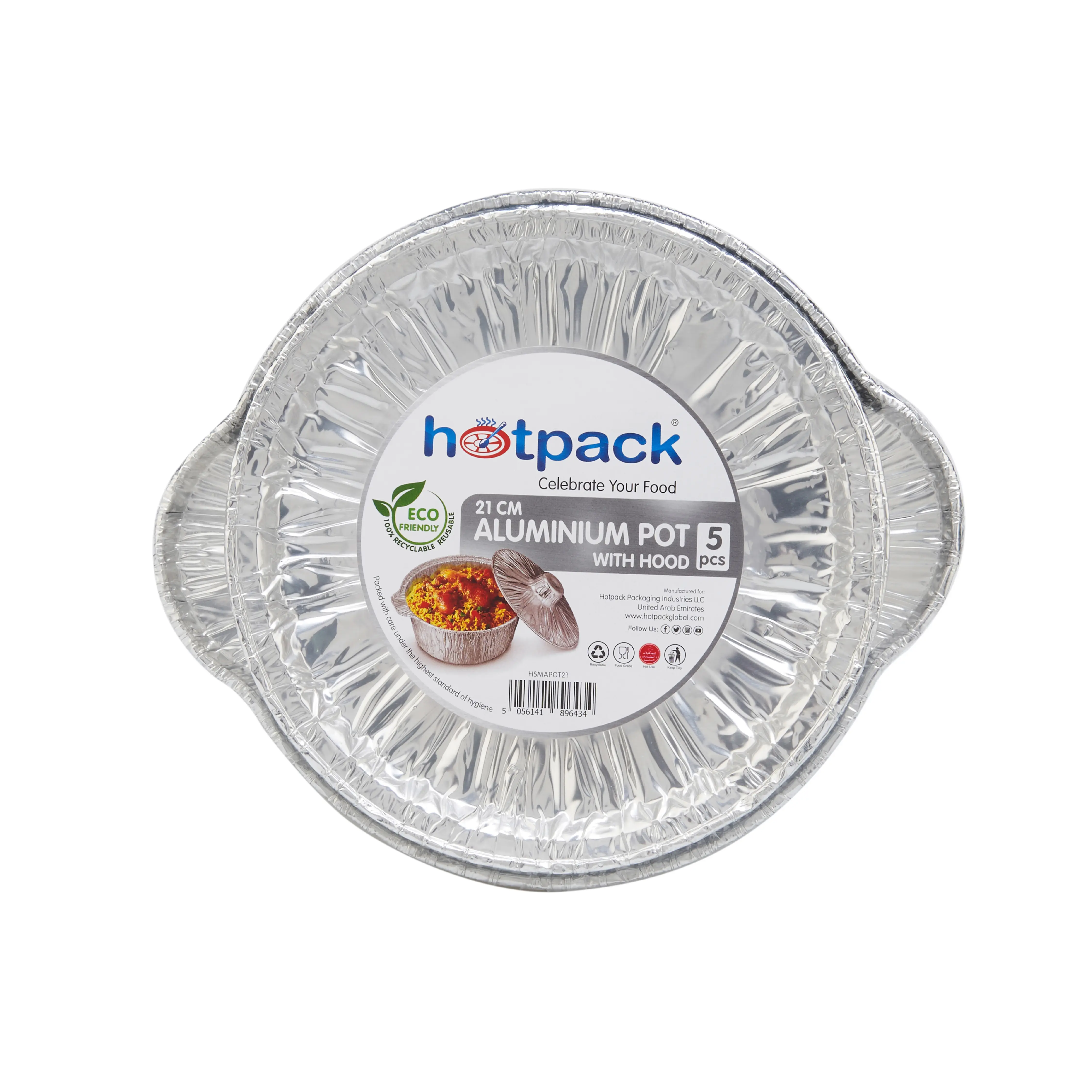 Aluminium Pot With Lid 5 pieces - Image 10