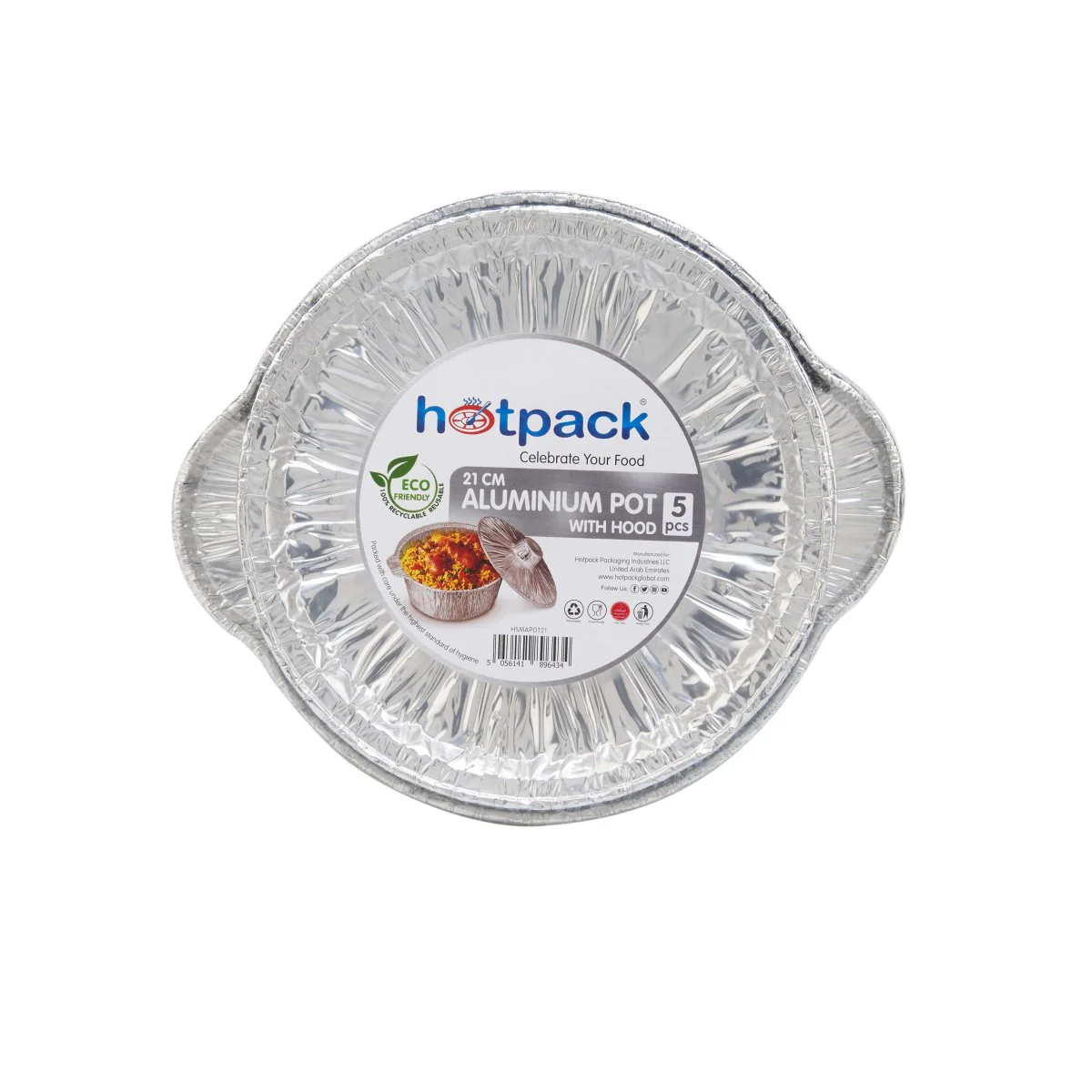 Aluminium Pot With Lid 5 pieces - Image 13