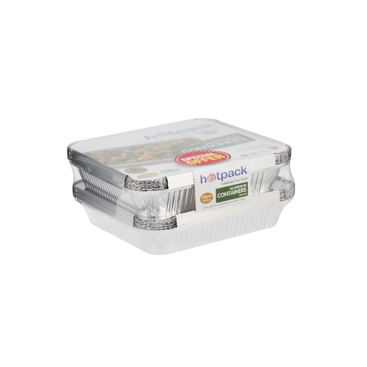 Aluminum Twin Pack Food Storage Container Silver - Image 7