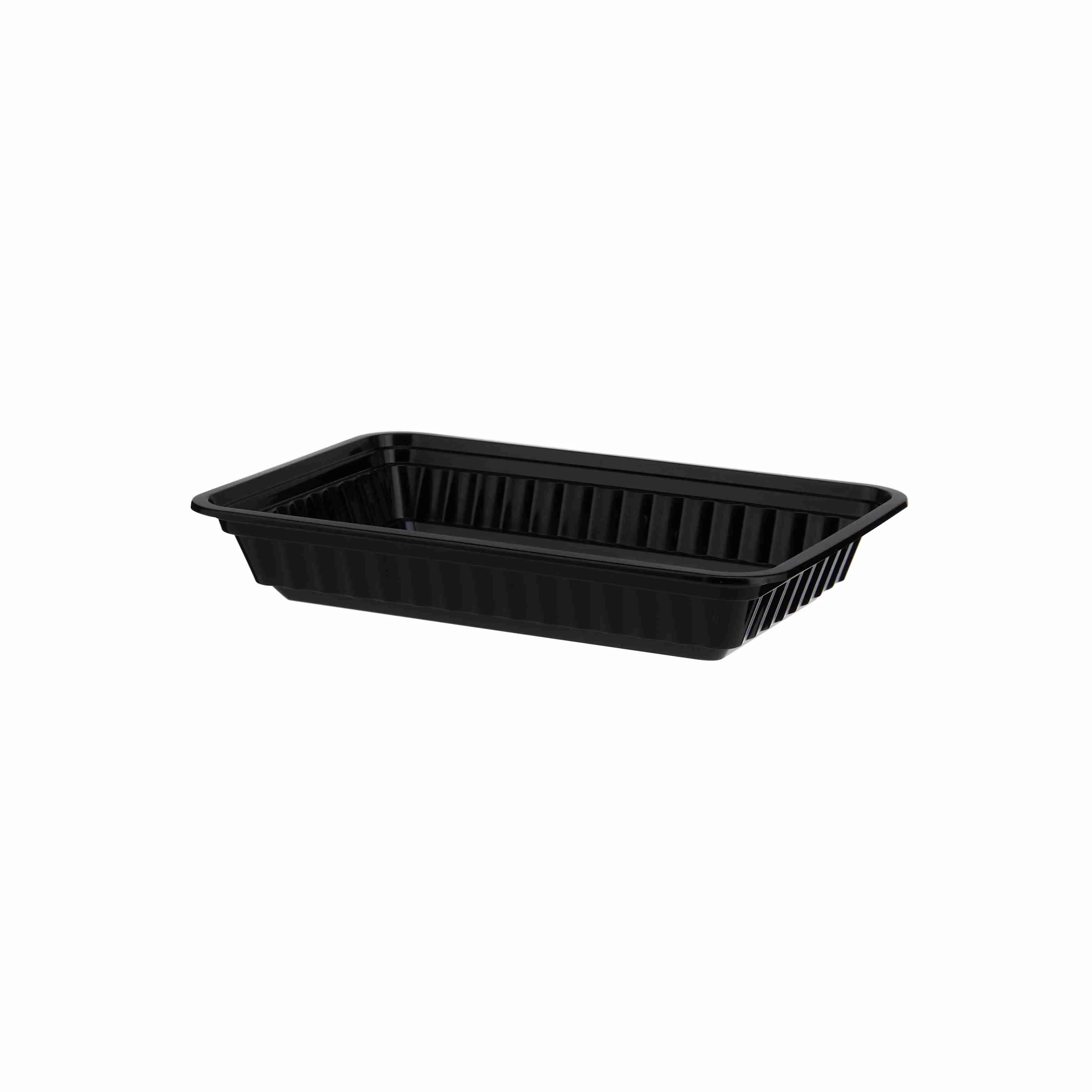 Black Base Heavy Duty Rectangular Container 28 oz x 300 Pieces - Image 2