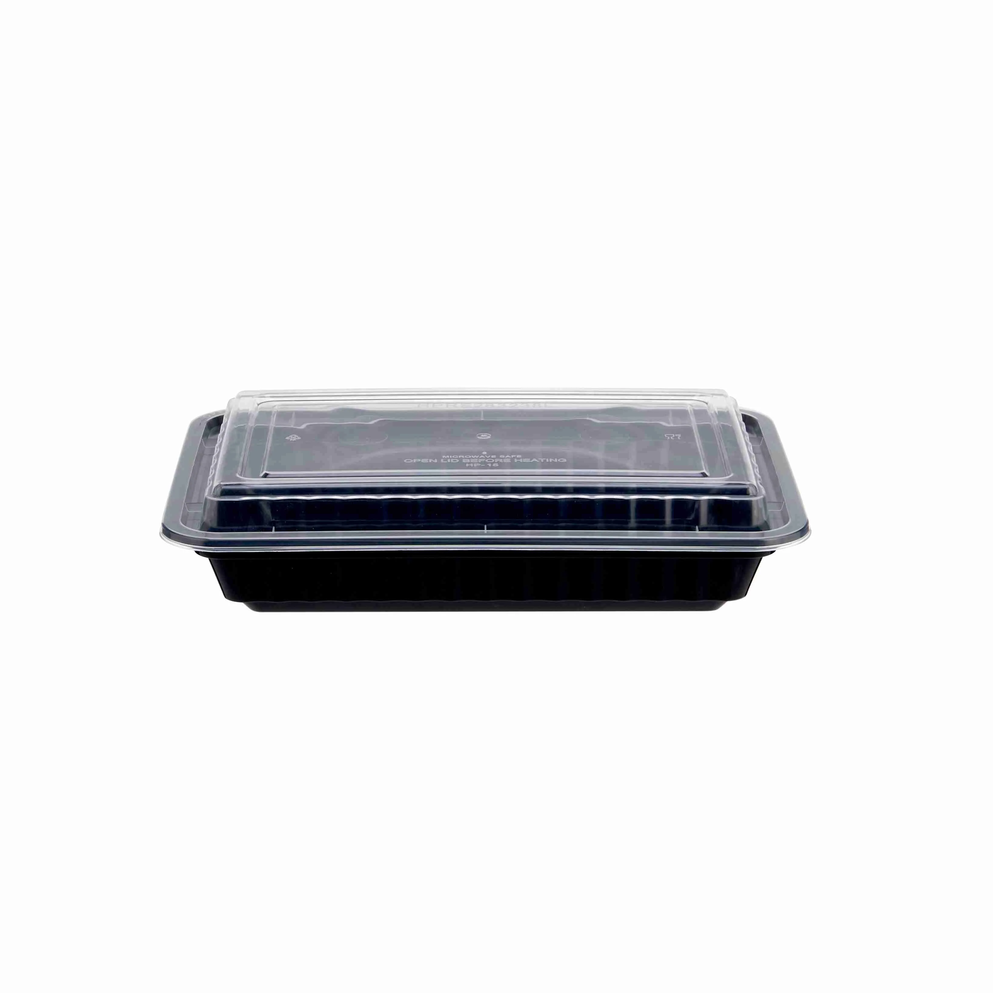 Black Base Heavy Duty Rectangular Container 28 oz x 300 Pieces - Image 7