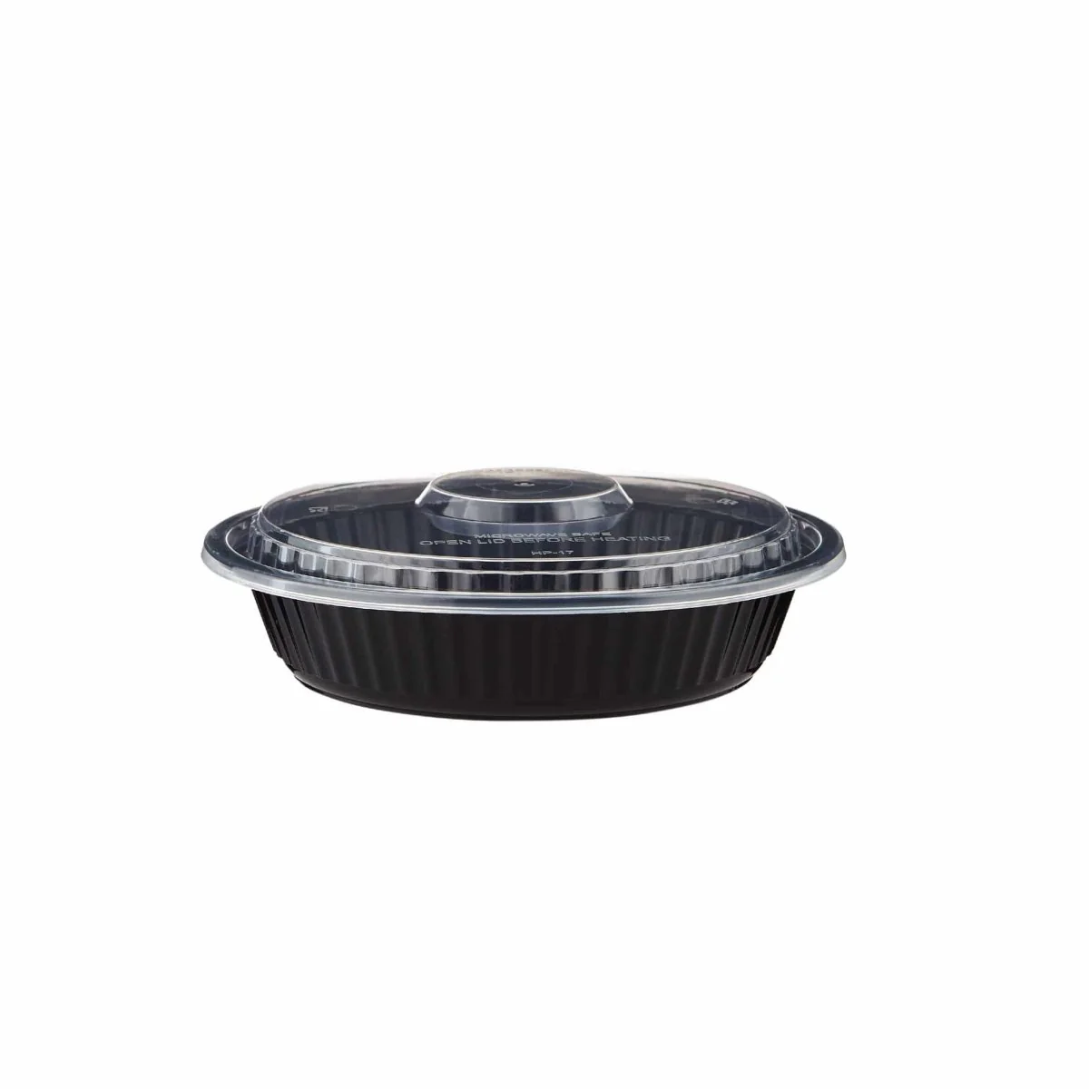 Black Base Heavy Duty Round Container 24 oz | 300 Pieces - Image 2