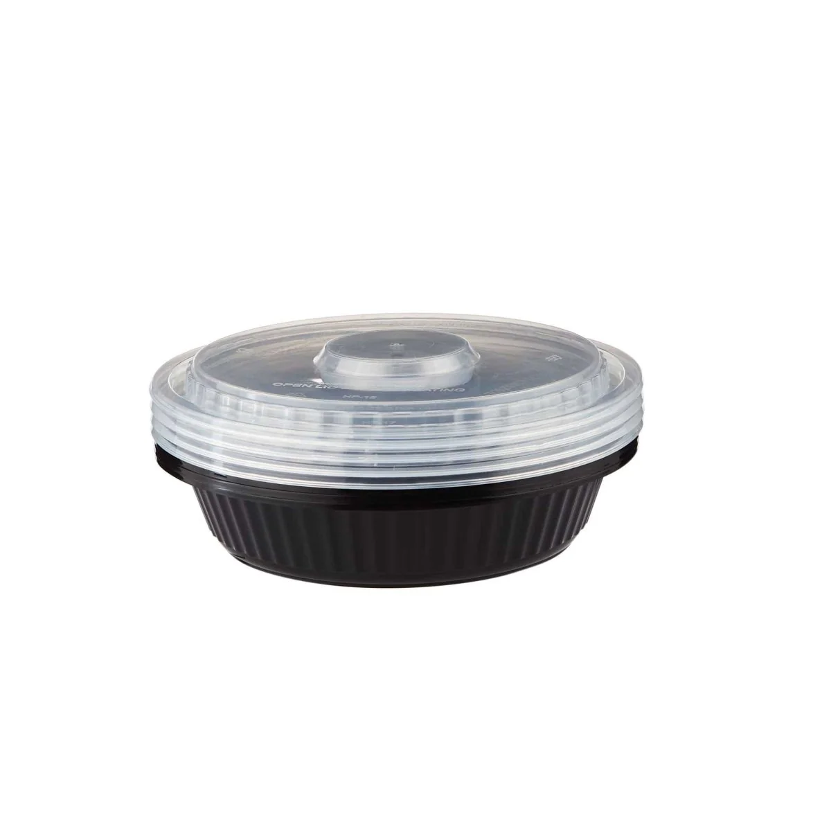 Black Base Heavy Duty Round Container 24 oz | 300 Pieces - Image 9