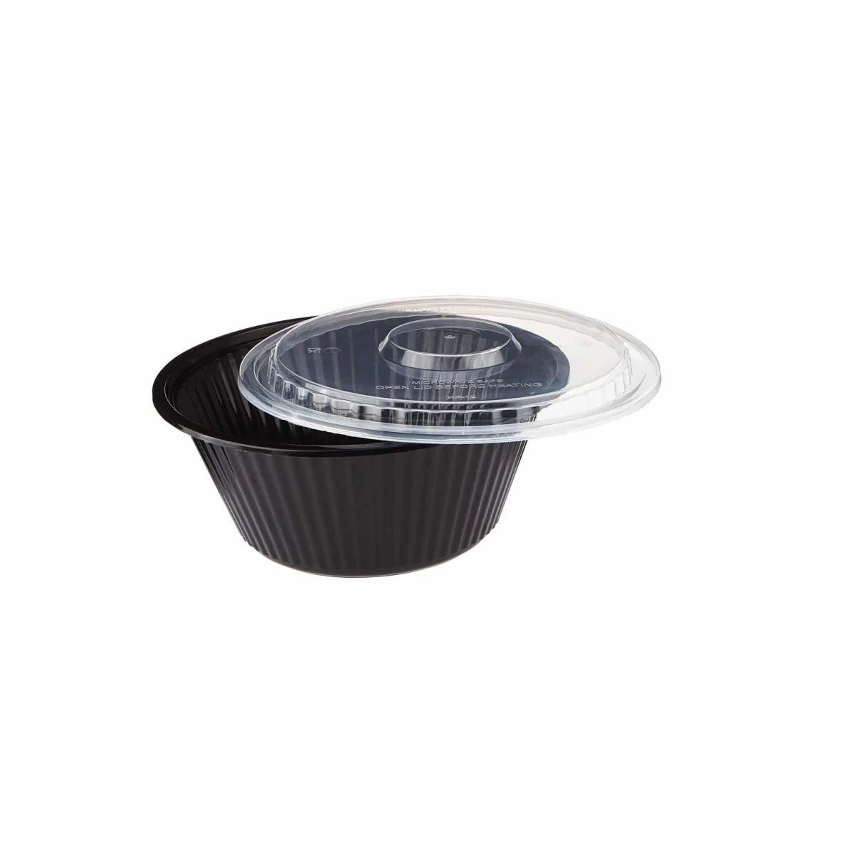 Black Base Heavy Duty Round Container x 300 Pieces - Image 16