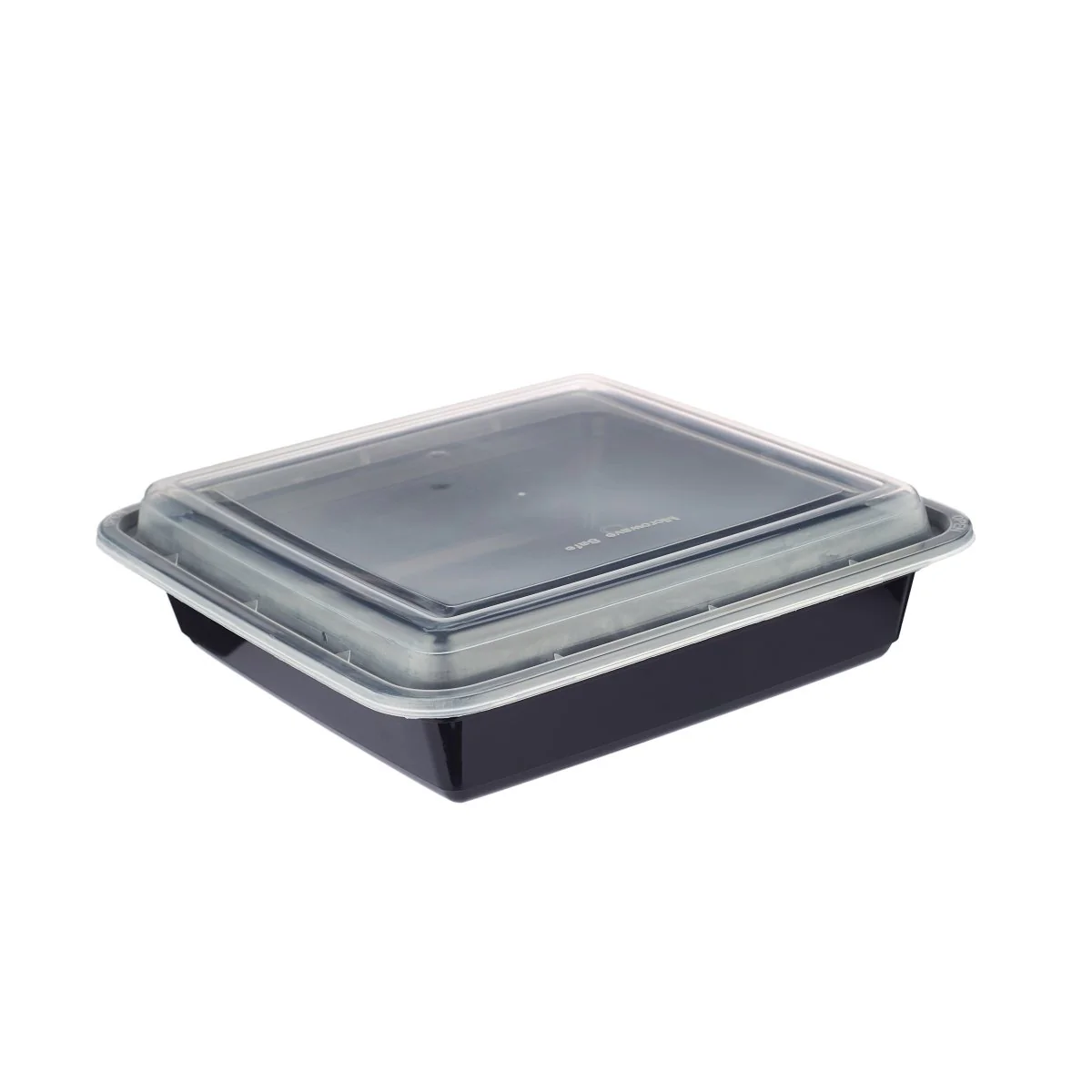 Black Base Rectangular Container With lid 5 Pieces - Image 20
