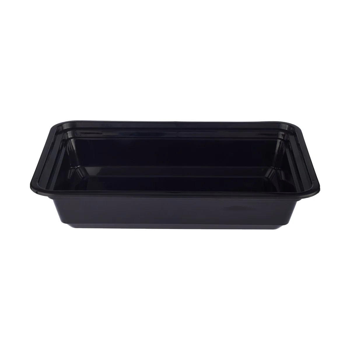 Black Base Rectangular Container With lid 5 Pieces - Image 30