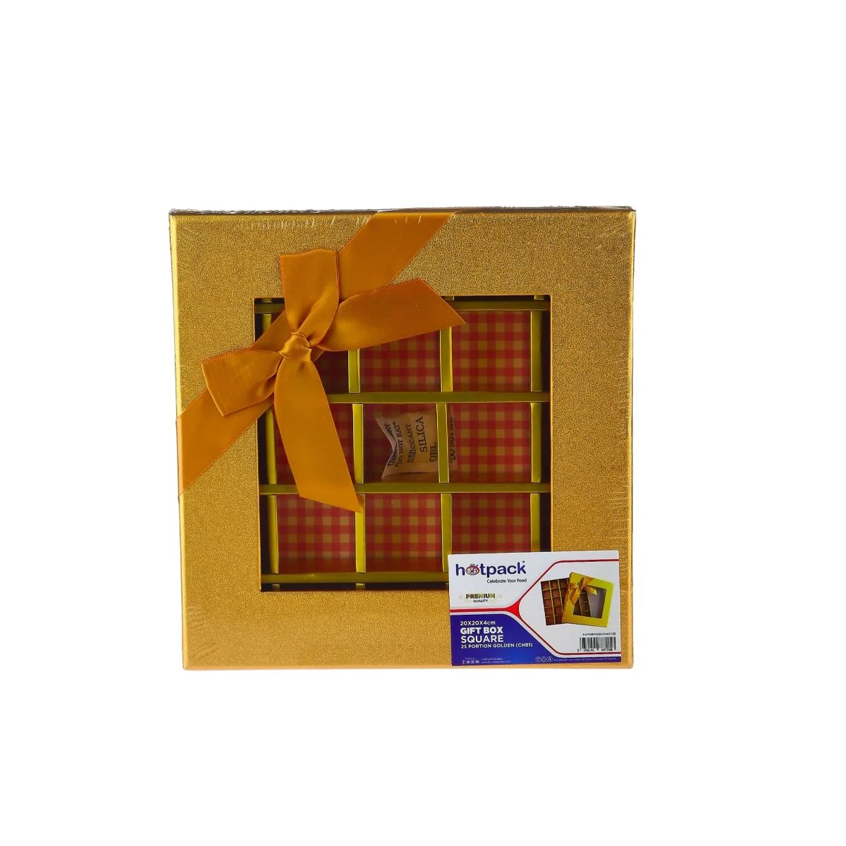 Chocolate Gift Box Square Shape 16 Division - 1 Piece - Image 11