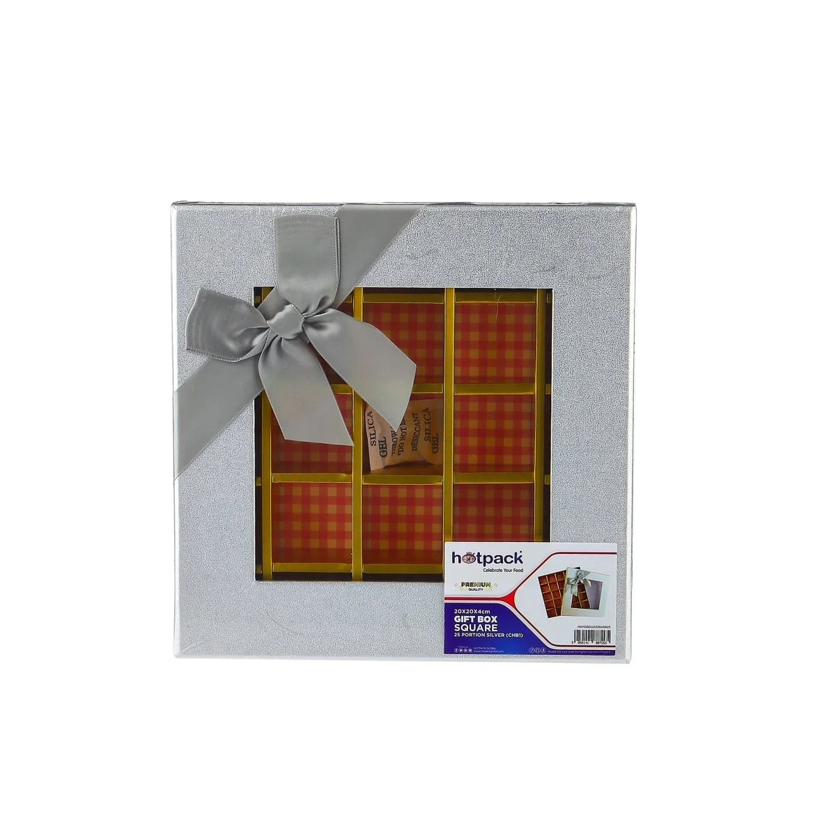 Chocolate Gift Box Square Shape 16 Division - 1 Piece - Image 21