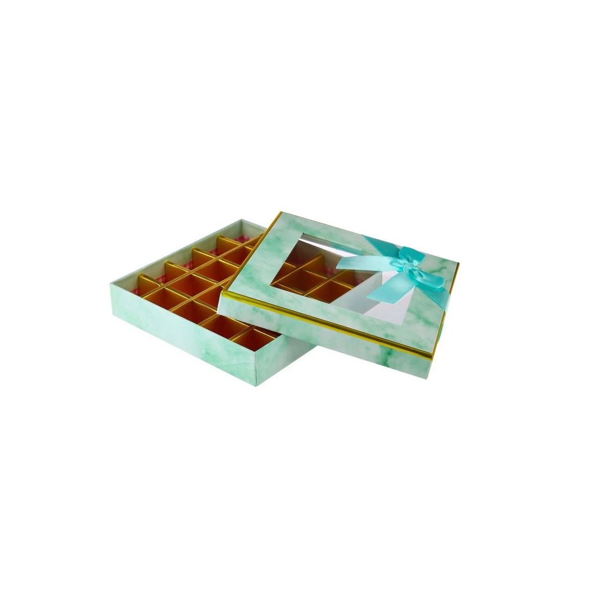 Chocolate Gift Box Square Shape 16 Division - 1 Piece - Image 3