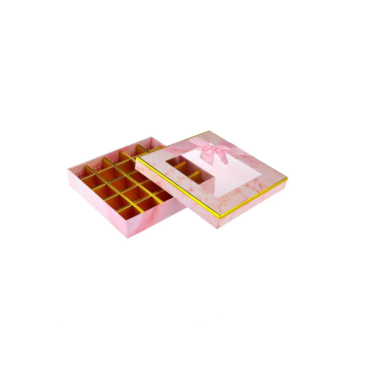 Chocolate Gift Box Square Shape 16 Division - 1 Piece - Image 5