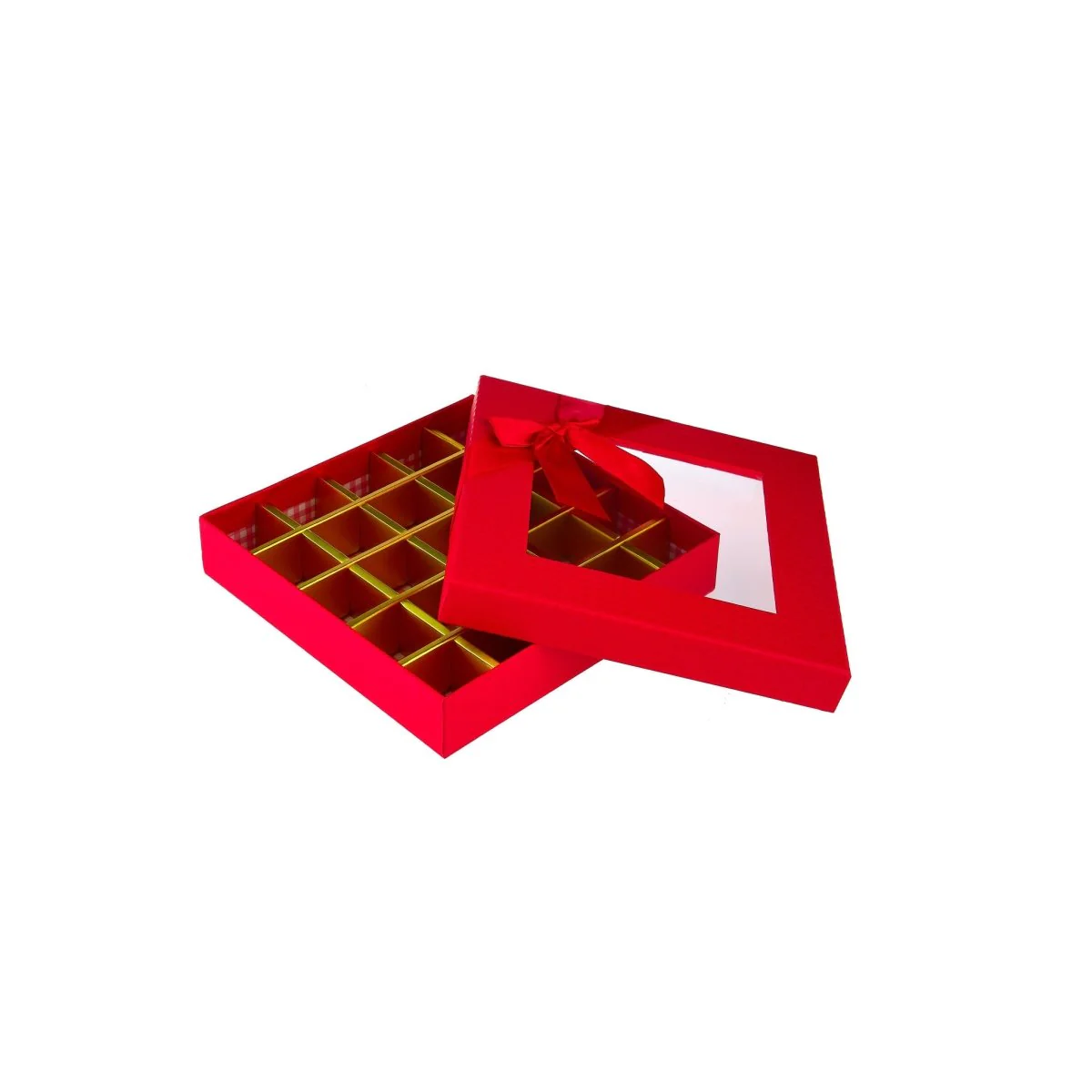 Chocolate Gift Box Square Shape 16 Division - 1 Piece - Image 9