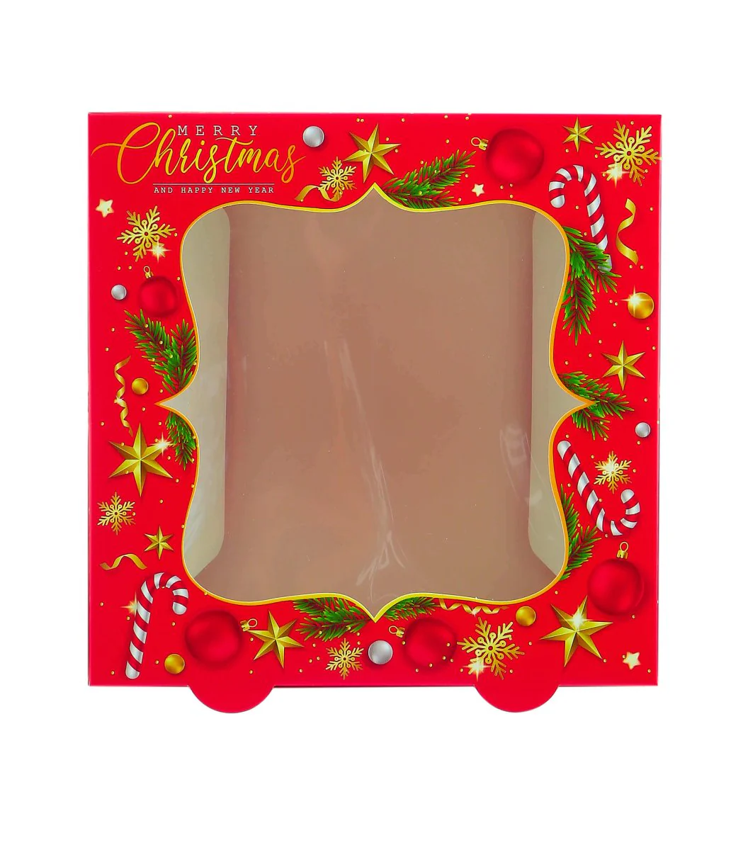 Christmas Cake Box with Window 5 Pieces - Image 14