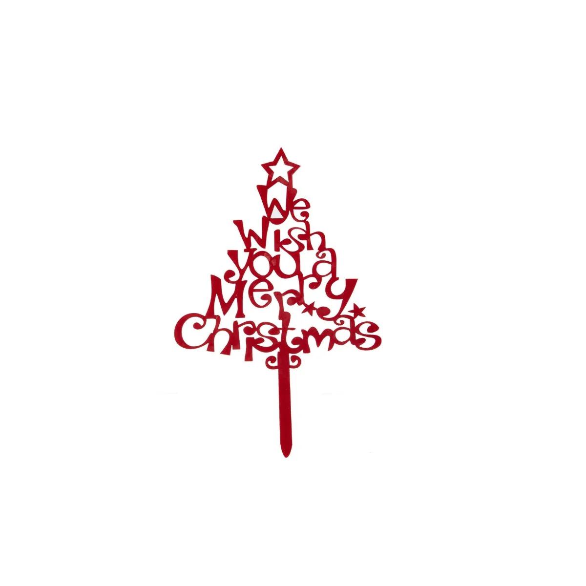 Christmas Cake Topper 1 Piece