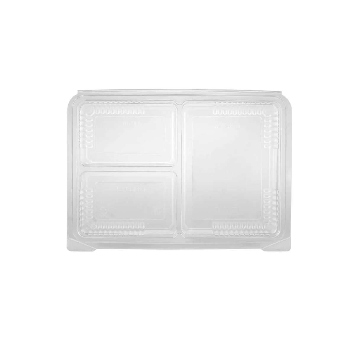 Clear compartment Clamshell PET container - Image 7
