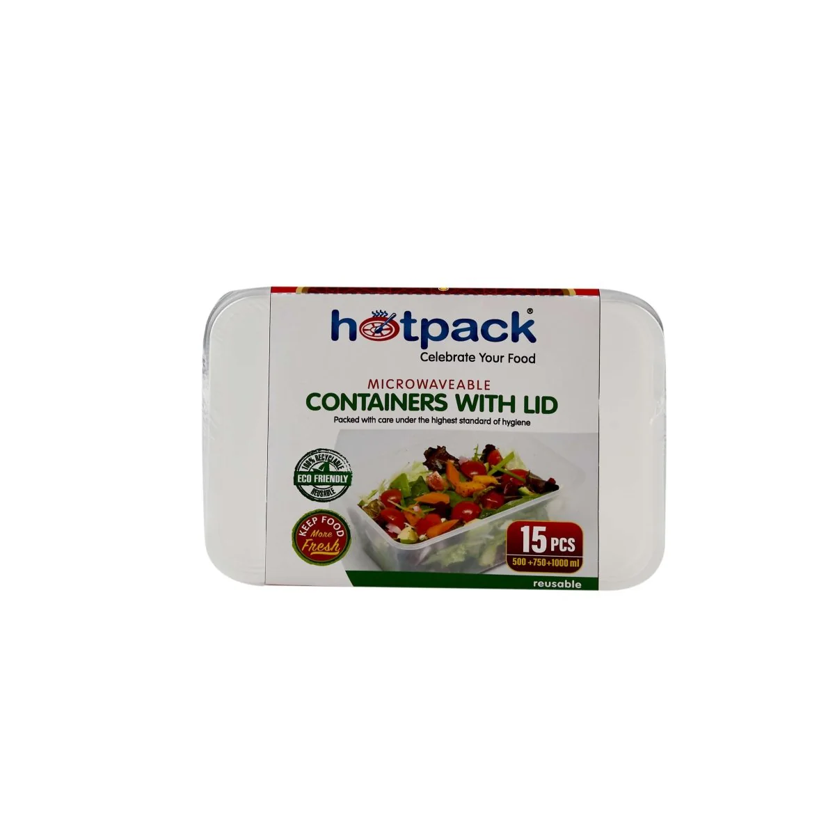 Clear Microwaveable Container Combo Pack  500ml + 750ml + 1000ml - Image 6