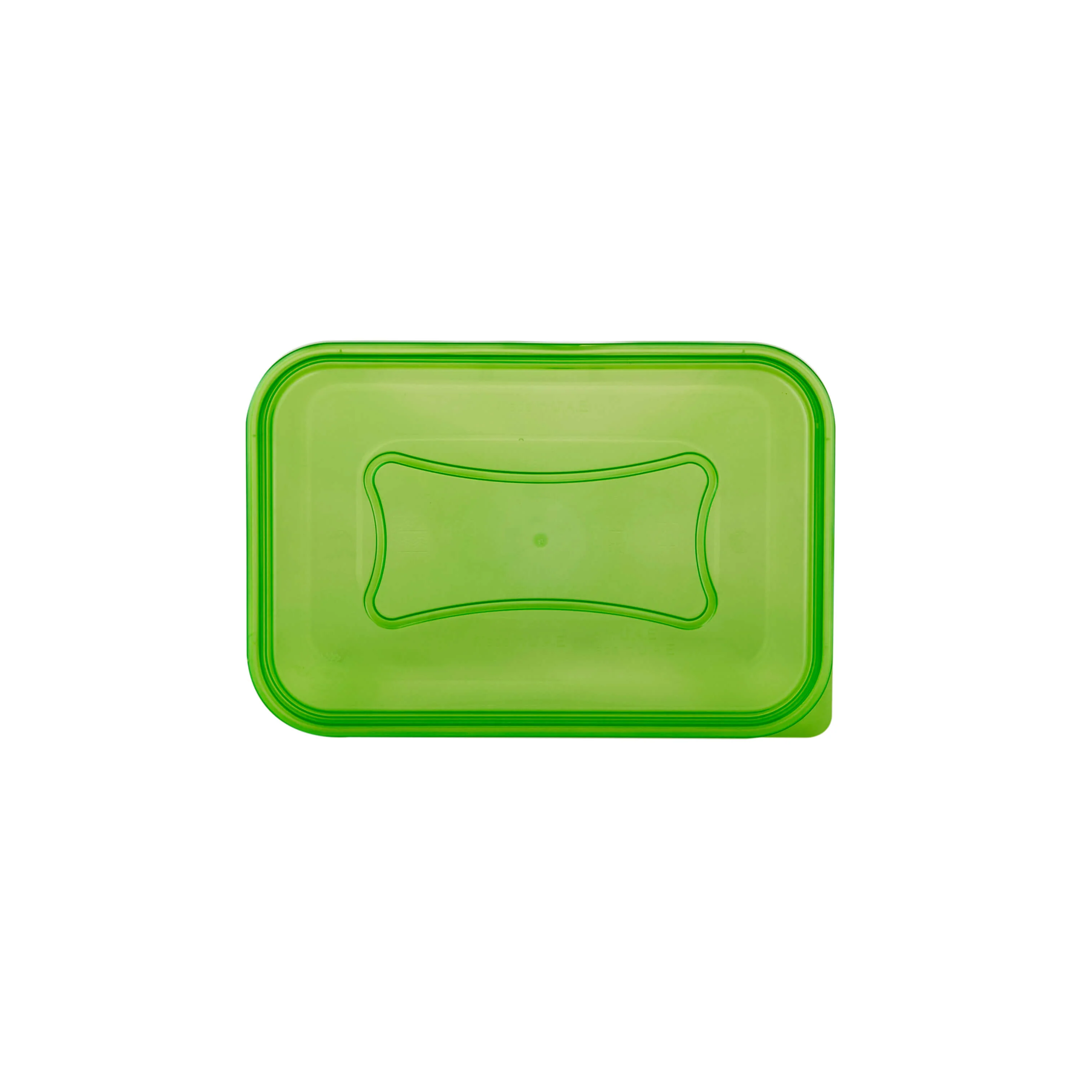 Clear Rectangular Heavy Duty Microwave Container with Color Lids - Image 29