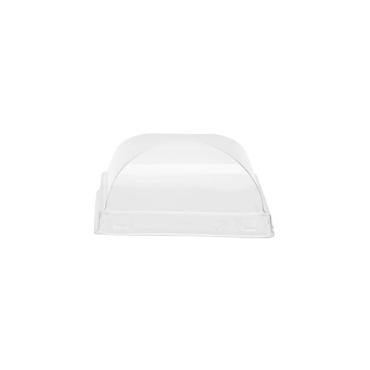 Clear Square Plastic Dessert Cup With Lid - Image 10
