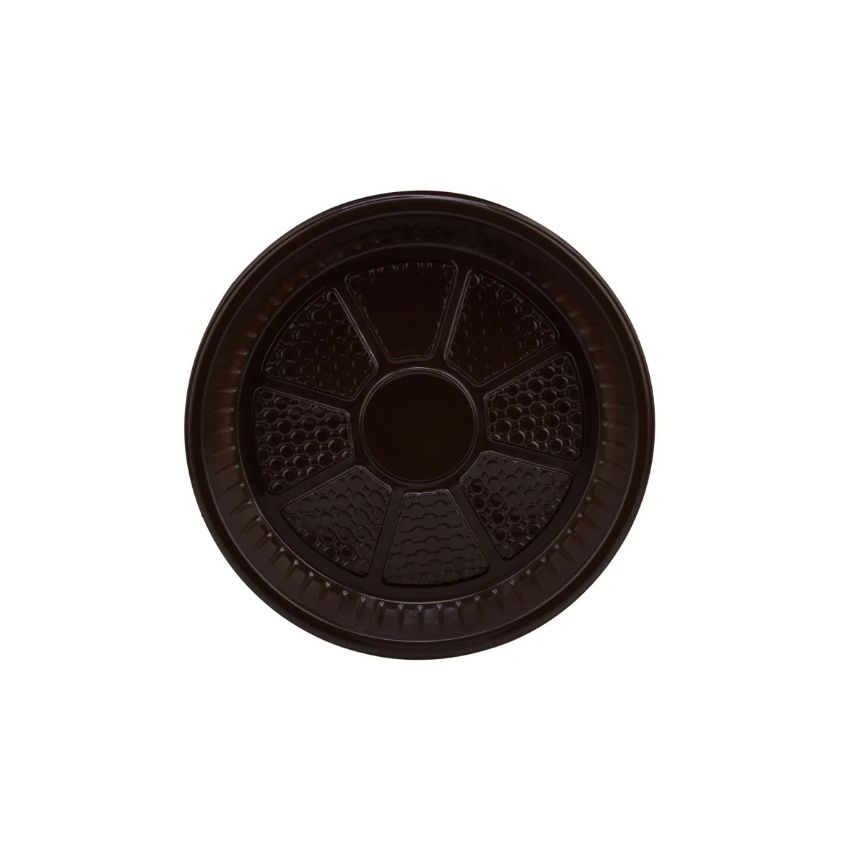 Colored Round Plastic Plate - Image 6