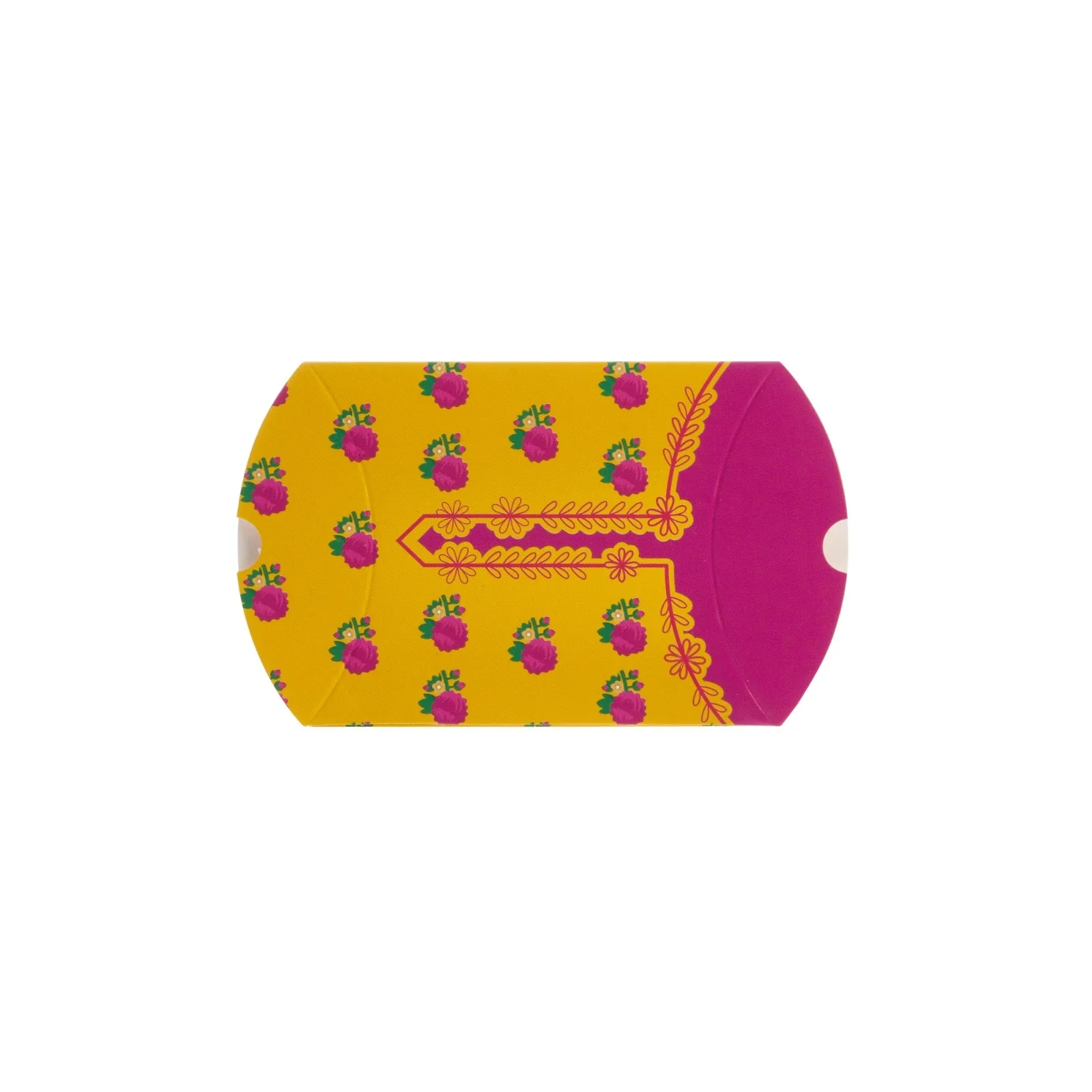 Arabic Gift Pillow Pouch (Blue & Yellow) - Image 4