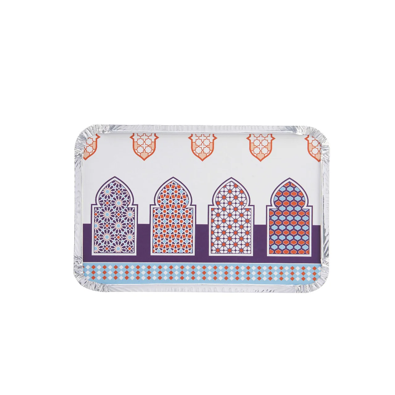 Arabic Theme Aluminium Container with Lid (Economy) - Image 5