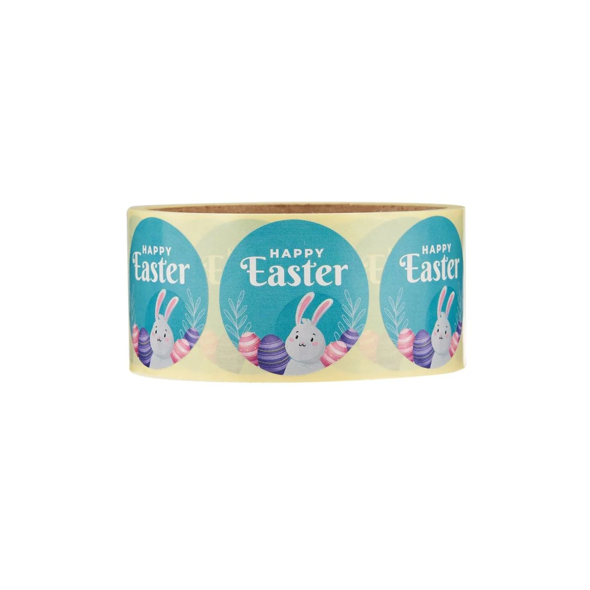 Happy Easter Sticker Roll 250 Pieces