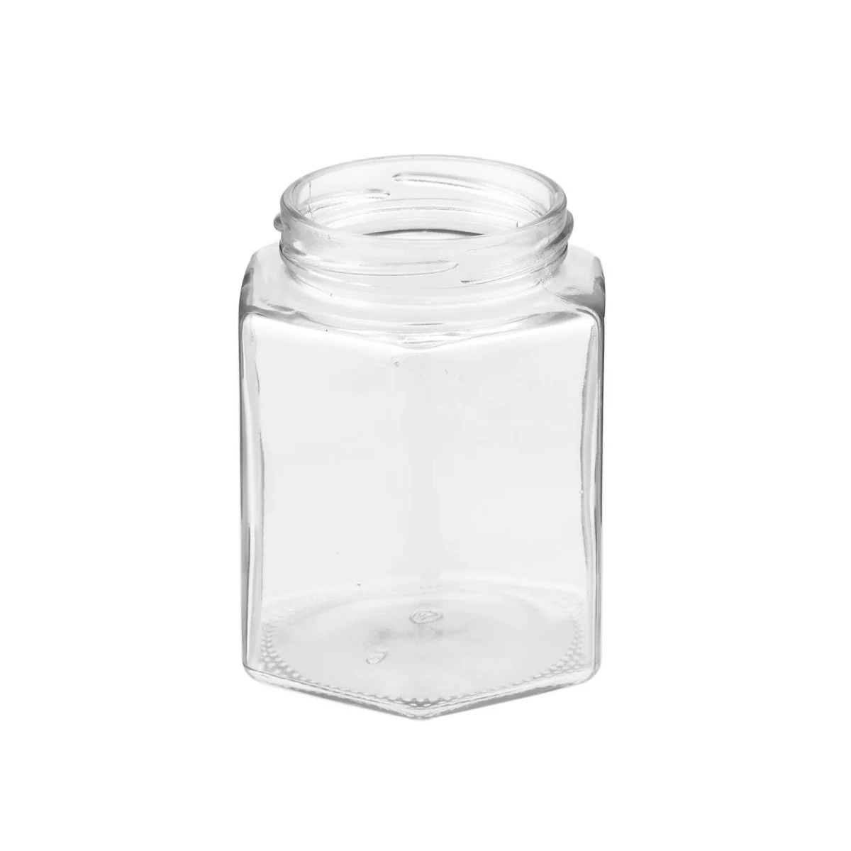 Hexagonal Glass Jar - Image 20