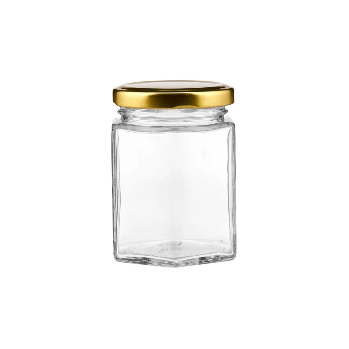 Hexagonal Glass Jar - Image 6
