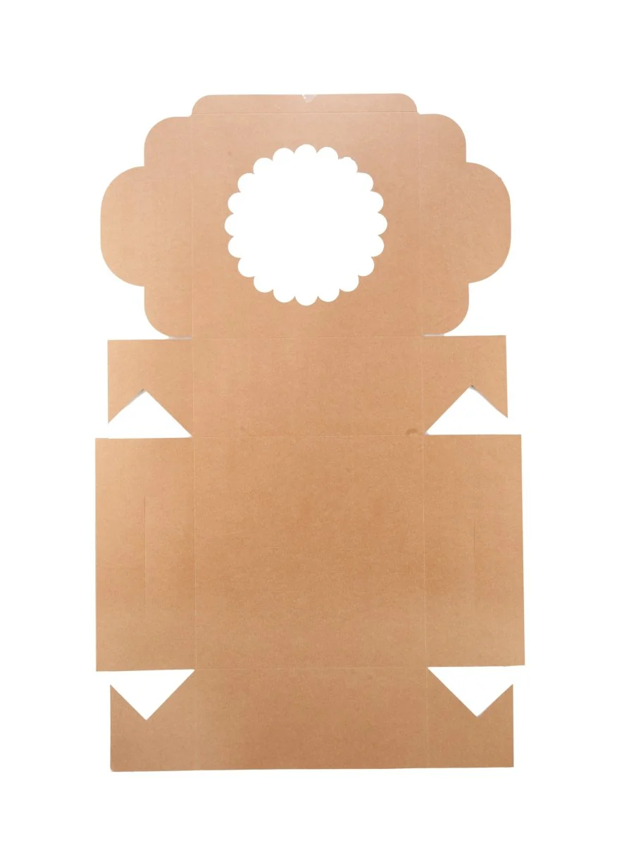 Kraft Cake Box Round With Window 100 Pieces - Image 18