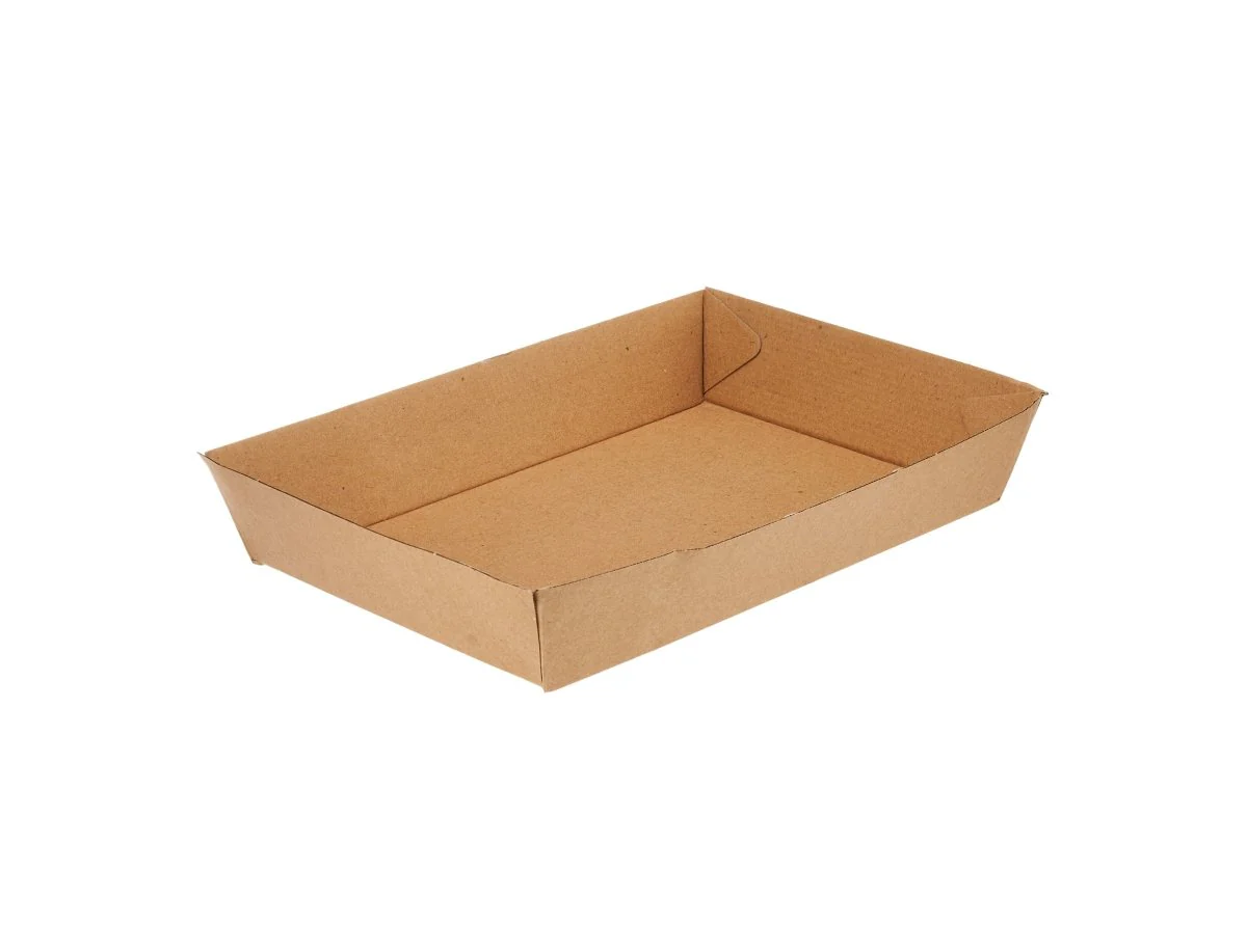 Kraft Flute Boat Tray - Image 2