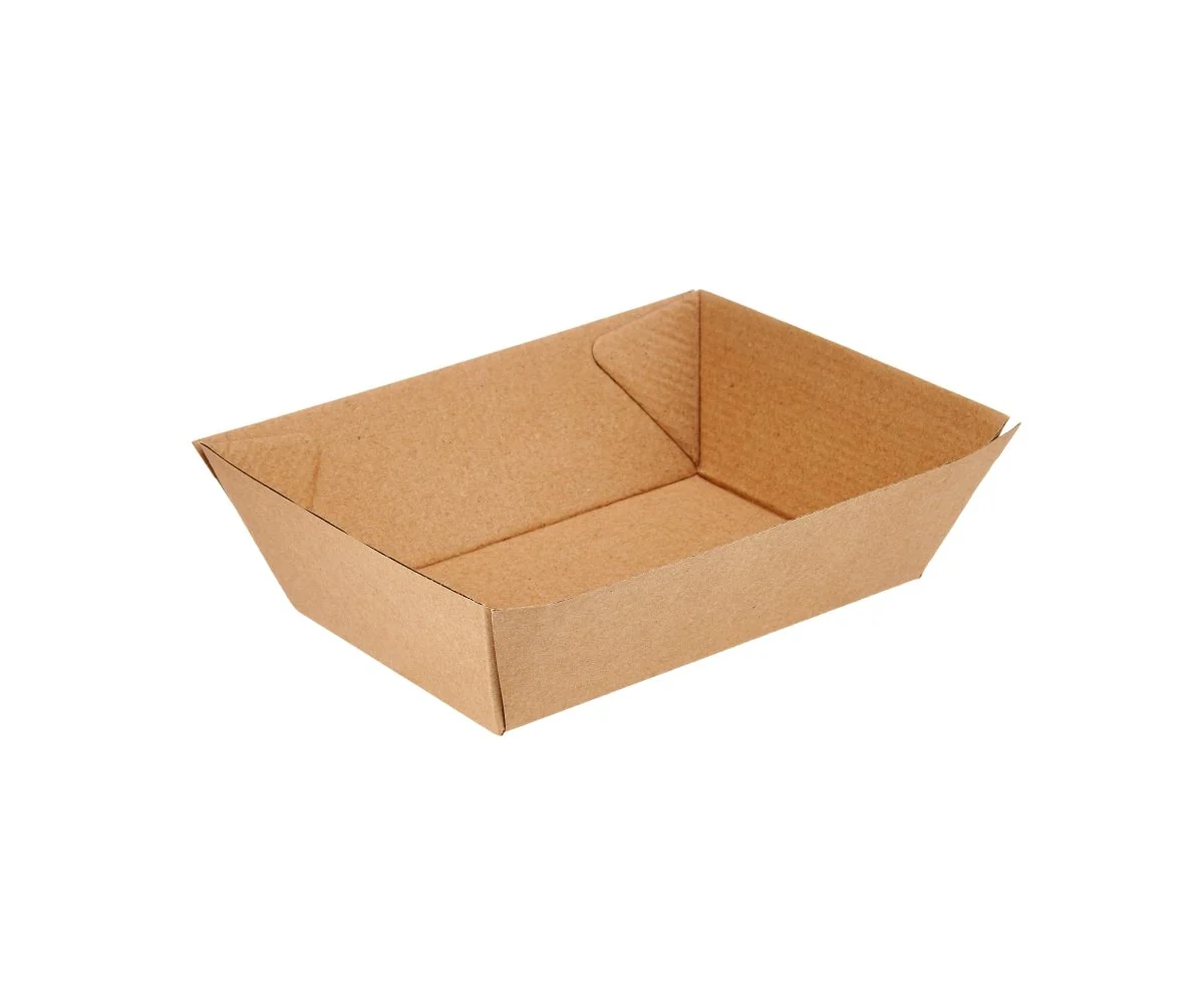 Kraft Flute Boat Tray - Image 3