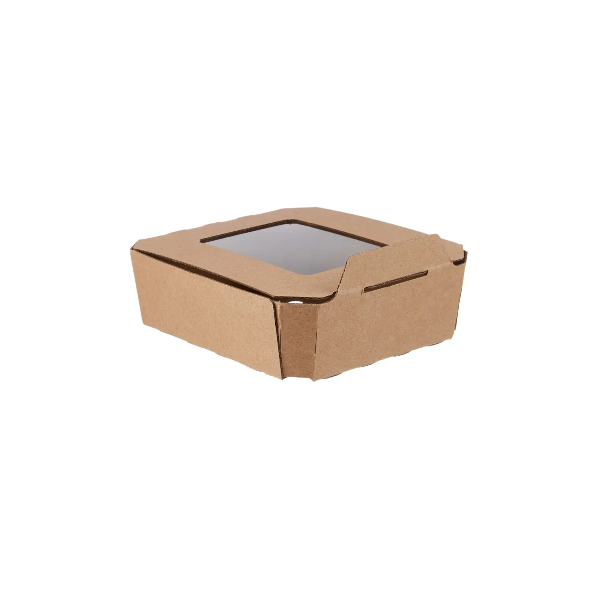 Kraft Flute Punnet Container With Window - Image 3