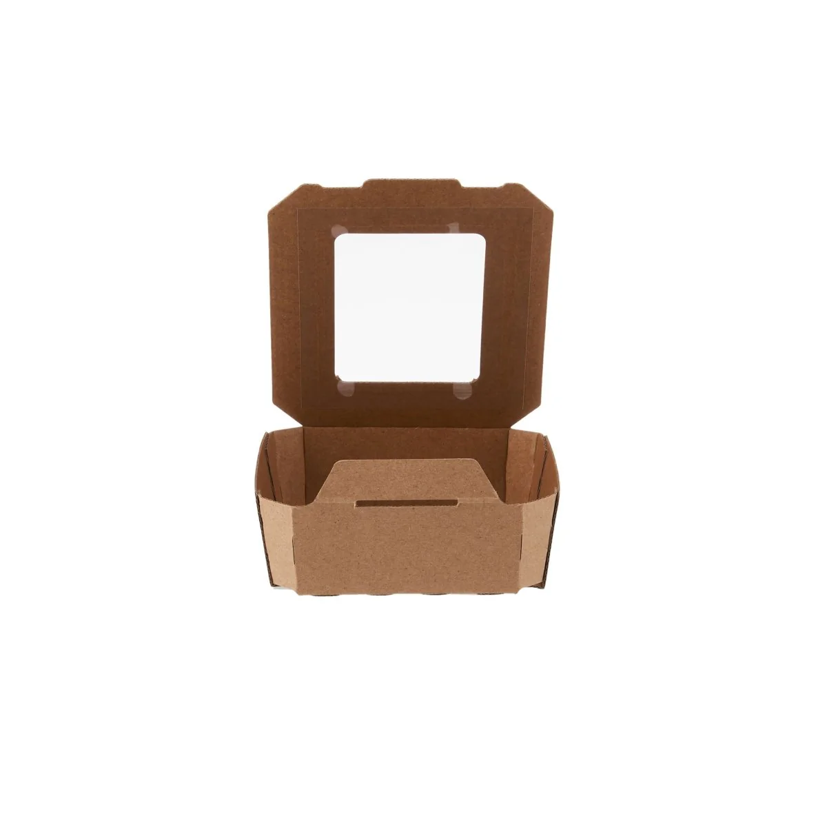 Kraft Flute Punnet Container With Window - Image 4