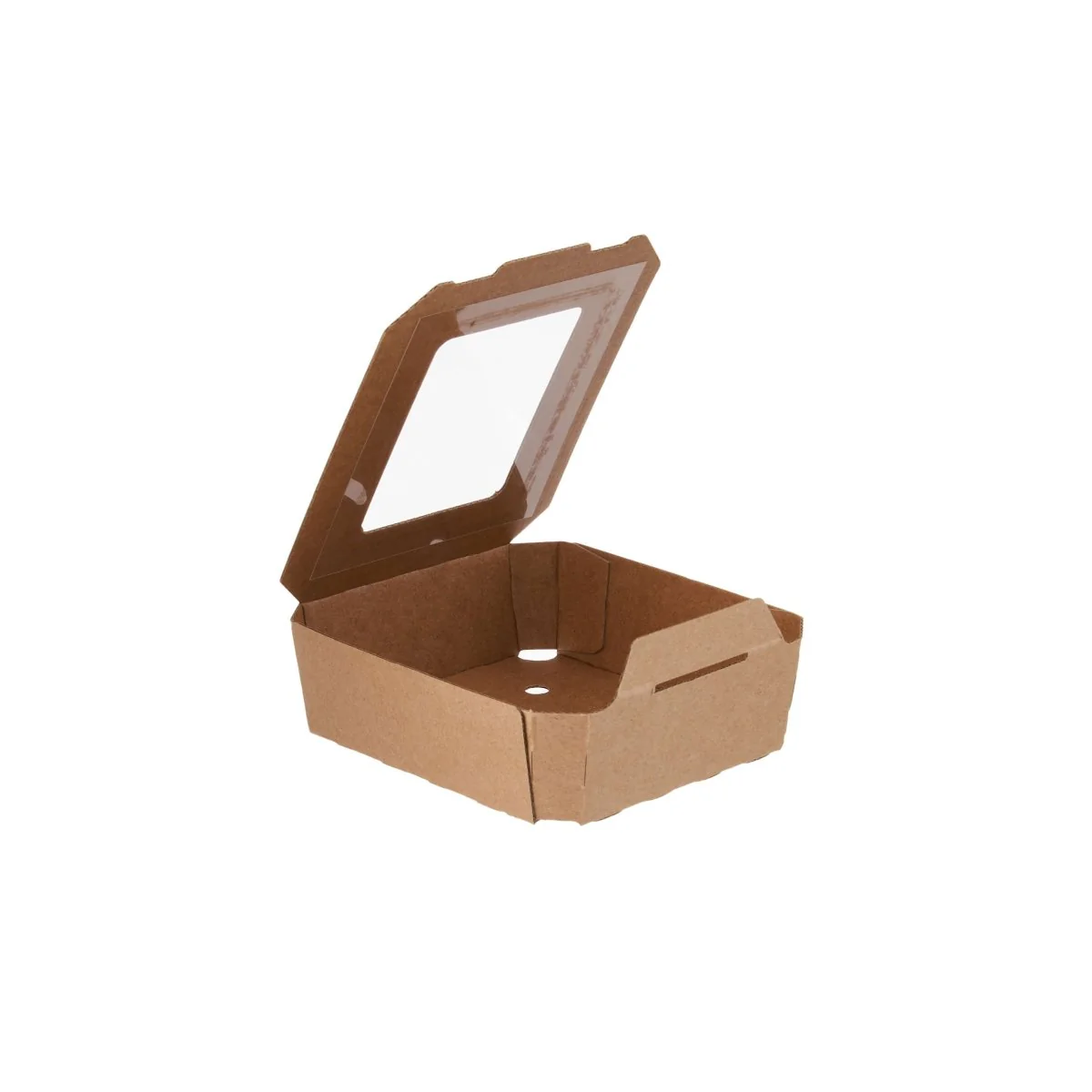 Kraft Flute Punnet Container With Window - Image 5
