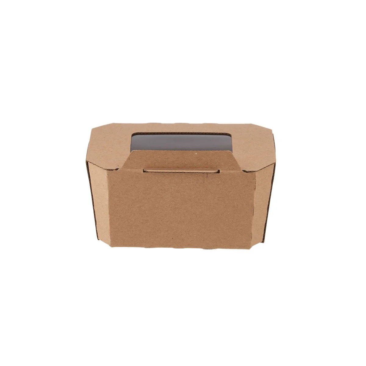 Kraft Flute Punnet Container With Window - Image 9