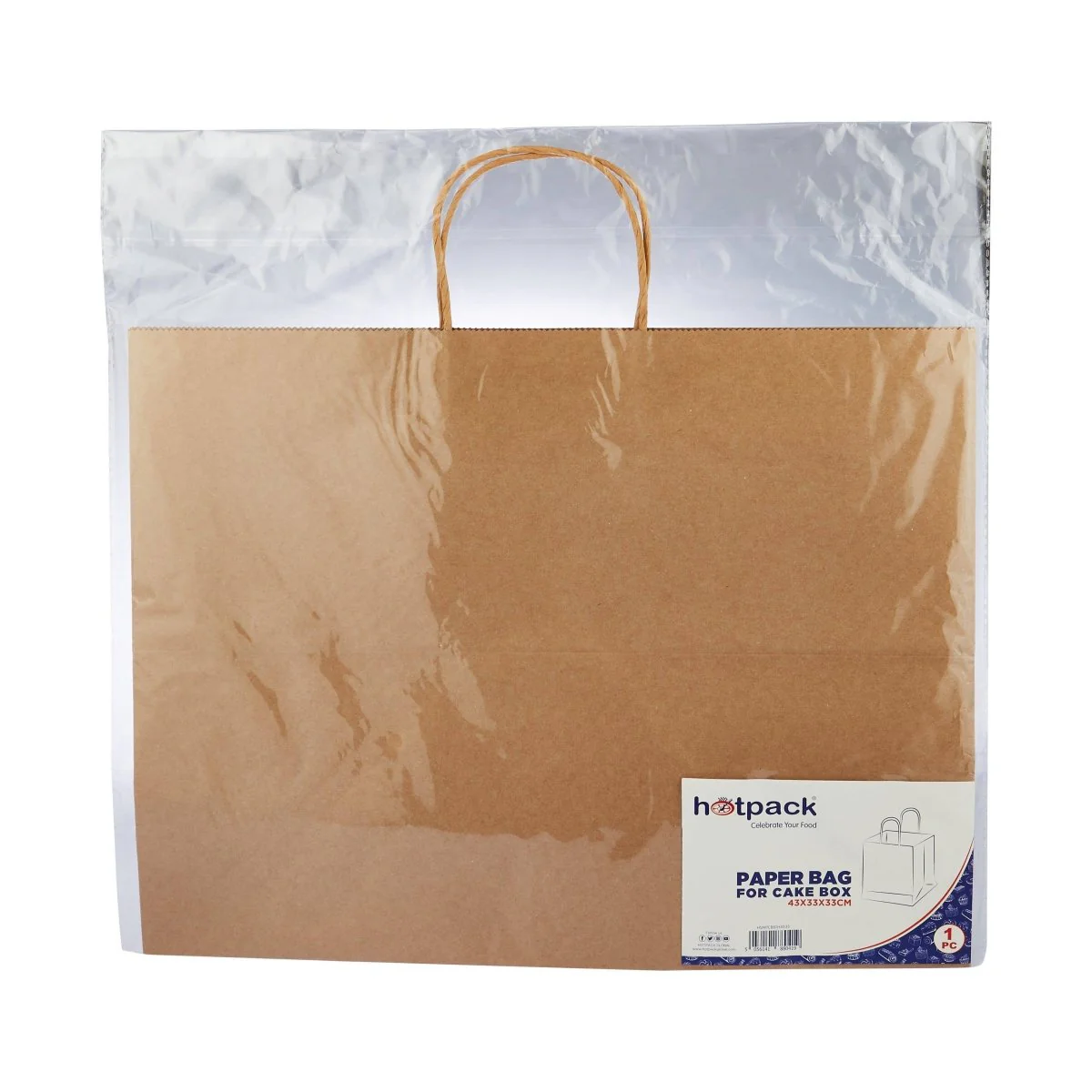 Kraft Gift Paper Bag  43 x 33 x 33 cm 1 Piece - Image 5