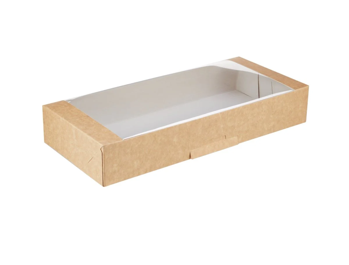 Kraft Rectangular Deli Box with Window - Image 11