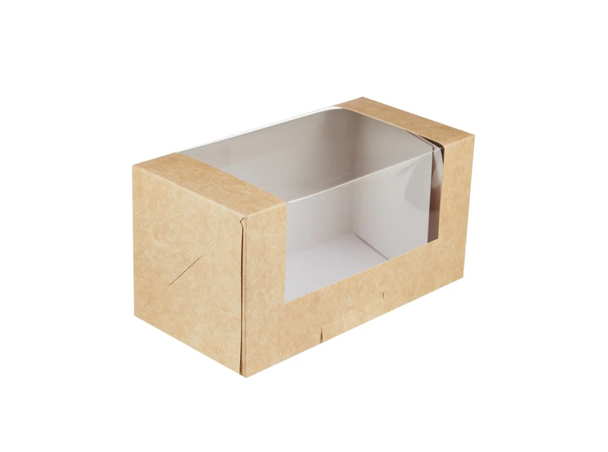 Kraft Rectangular Deli Box with Window - Image 12