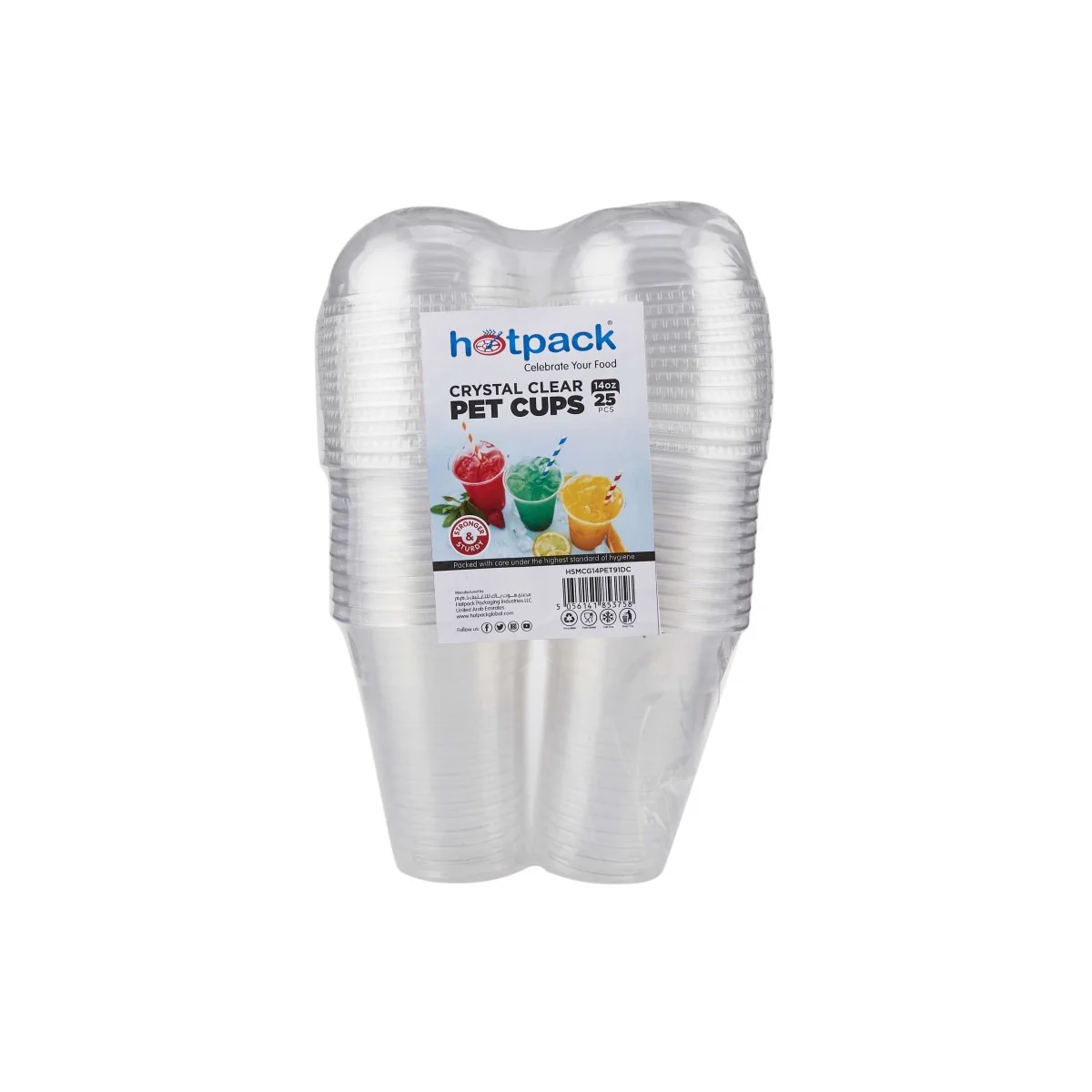 PET Clear Juice Cup with Dome Lids - Image 8