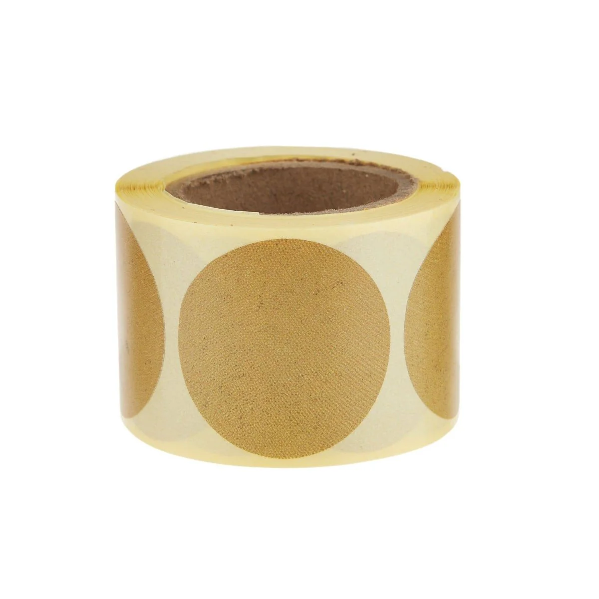 Plain Brown Sticker Roll 250 Pieces - Image 2