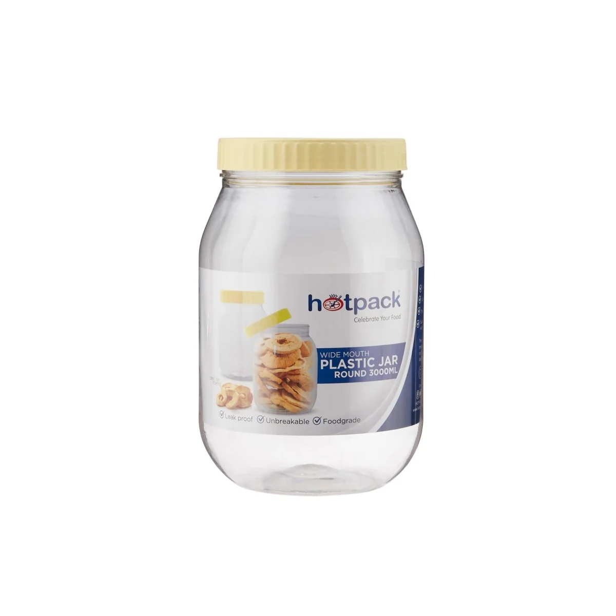 Plastic Storage Jar With Lid - Image 21