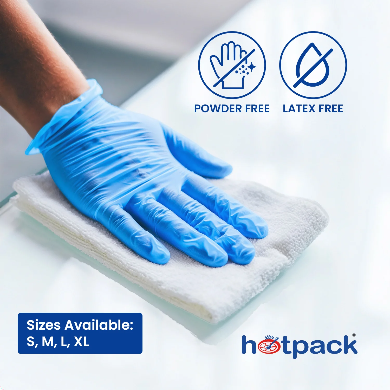 Powder Free Nitrile Gloves - Image 2