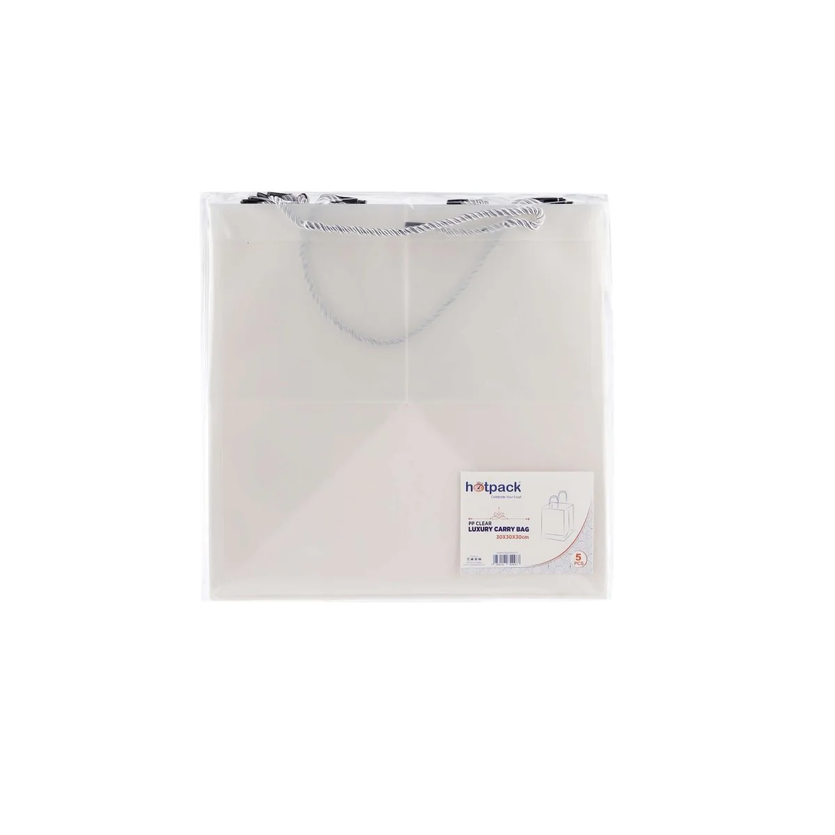 PP Clear Luxury Gift Bag - Image 3