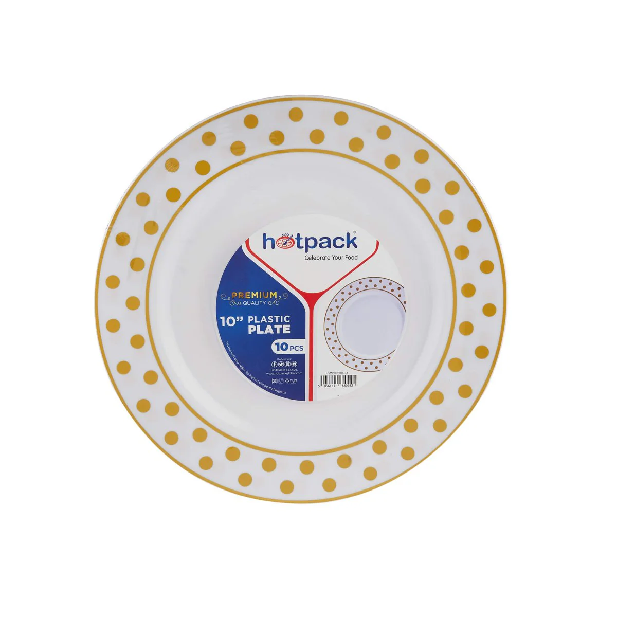 Premium Design Round Plates 10 Pieces - Image 11