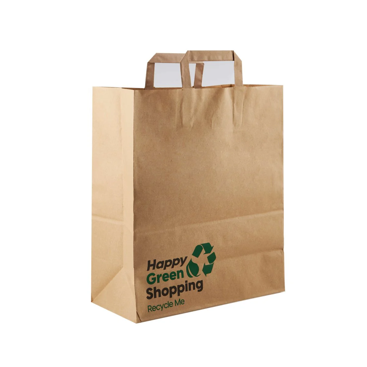 Printed Brown Paper Shopping Bag - Image 10