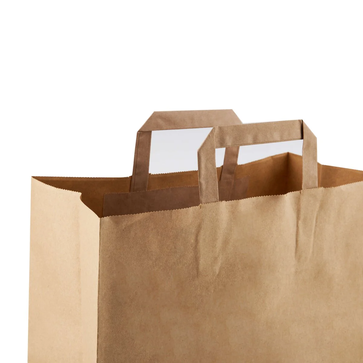 Printed Brown Paper Shopping Bag - Image 11